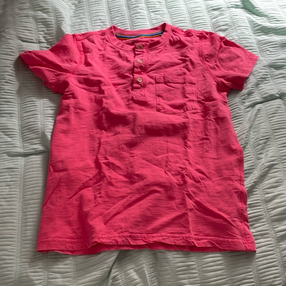 Boden shirt with pocket coral